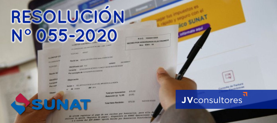 RESOLUCION N° 055-2020 SUNAT